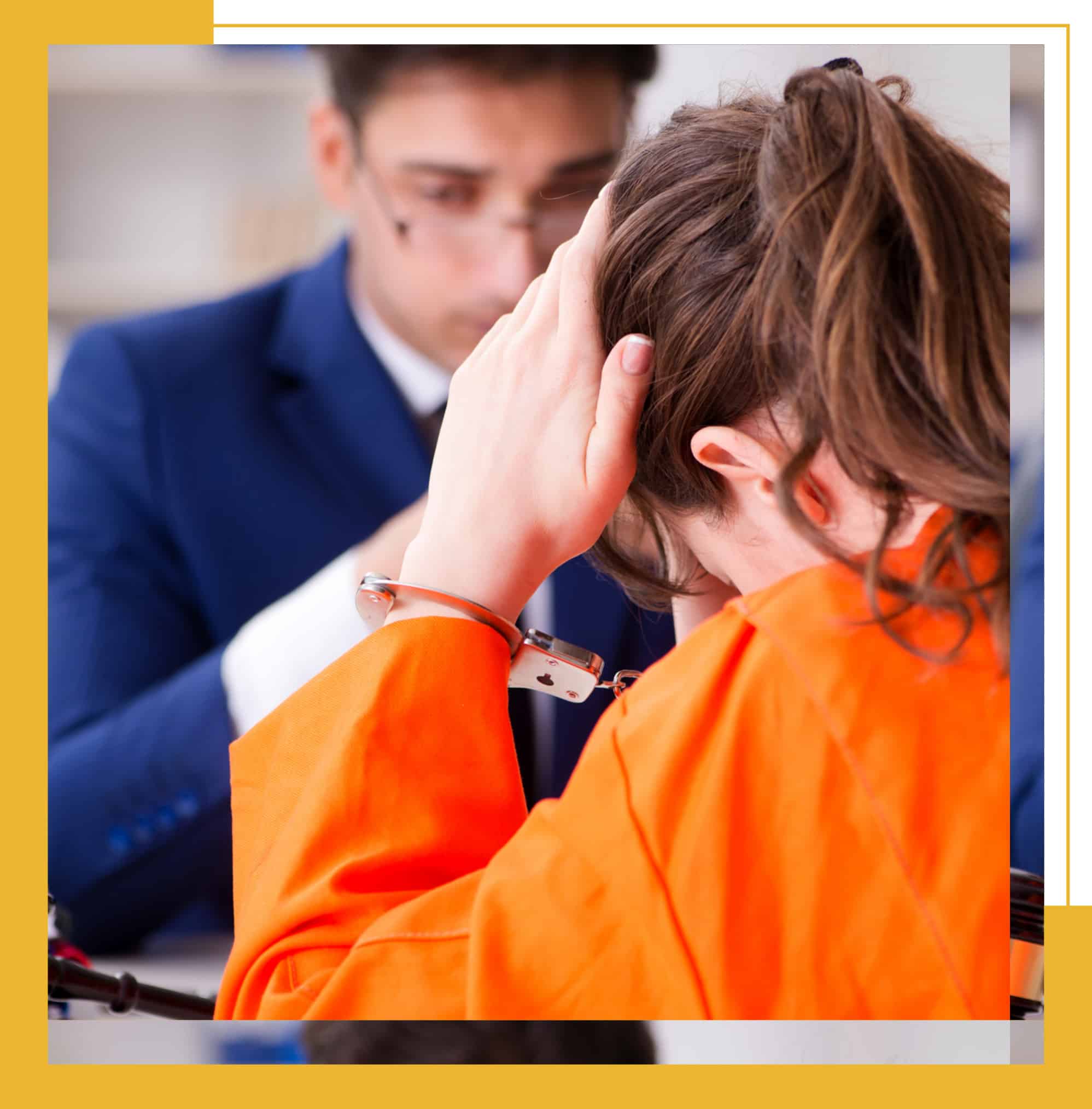 arrested woman photo